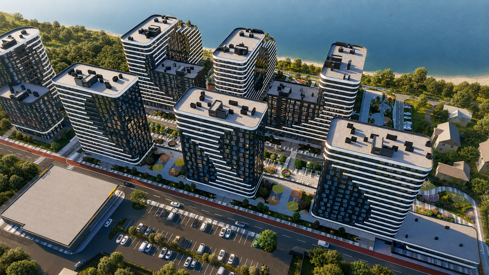 Вигляд комплексу SvitLand Residences