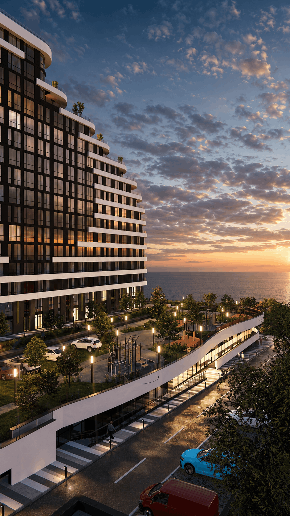 Територія SvitLand Residences — кав'ярні та ресторани